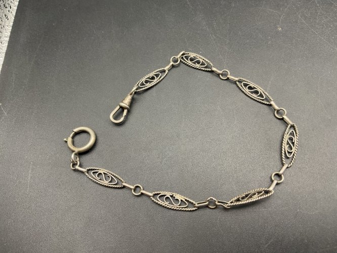 Sautoirs Chaine de Montre CHATELAINE en Argent XIXème.