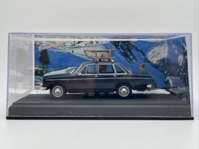  Diorama Volvo 144 Les Skieurs 1/43 Altaya