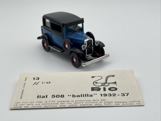  Fiat 508 Balilla 1/43 RIO