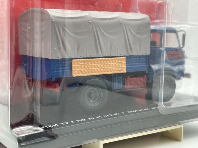 Saviem TP 3 MB 39 Plateau A Ridelles Bâché Croisières Des Sables 1/43 Hachette