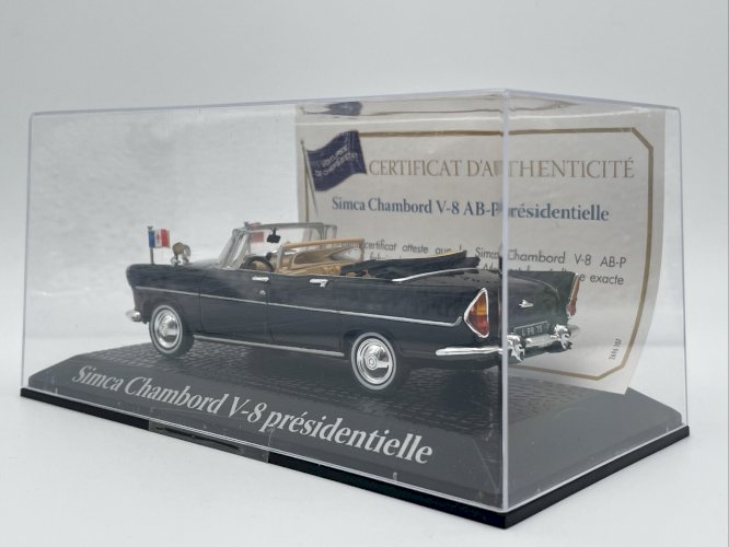  Simca Chambord V8 Présidentielle Charles De Gaulle 1/43 Atlas