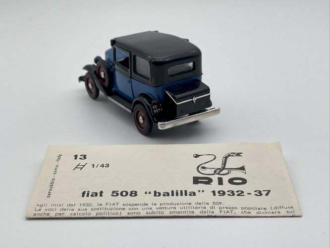  Fiat 508 Balilla 1/43 RIO