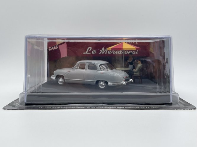  La Panhard Dyna Z L'Arrêt Au Café 1/43 Altaya