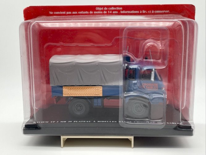 Saviem TP 3 MB 39 Plateau A Ridelles Bâché Croisières Des Sables 1/43 Hachette