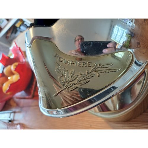 Sceau à Champagne Casque de Sapeurs Pompiers