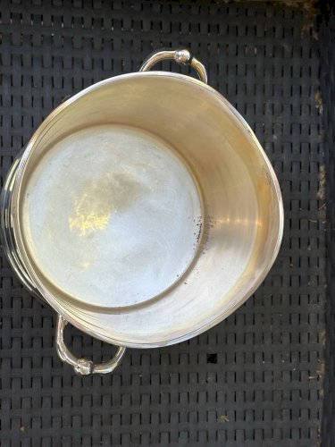 SCEAU À CHAMPAGNE LOUIS ROEDERER EN MÉTAL ARGENTÉ
