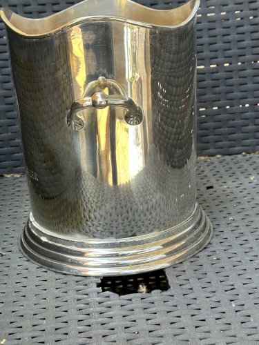 SCEAU À CHAMPAGNE LOUIS ROEDERER EN MÉTAL ARGENTÉ