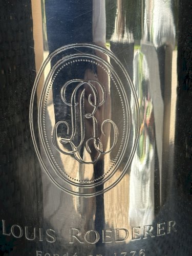 SCEAU À CHAMPAGNE LOUIS ROEDERER EN MÉTAL ARGENTÉ