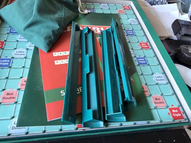 Scrabble Geant Fr Mattel - plateau géant alvéolé ..