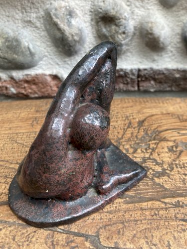 sculpture Curiosité Femme Art Deco A Identifier contorsionniste 1950 Terre Cuite