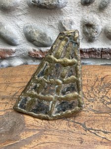 sculpture Curiosity Iron And Bronze Metal Welding signed To Identify Carved Art