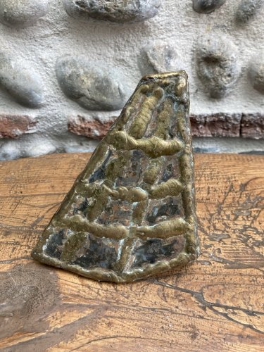 sculpture Curiosité Fer Et Bronze Soudure Metal signé  A Identifier Sculpté Art