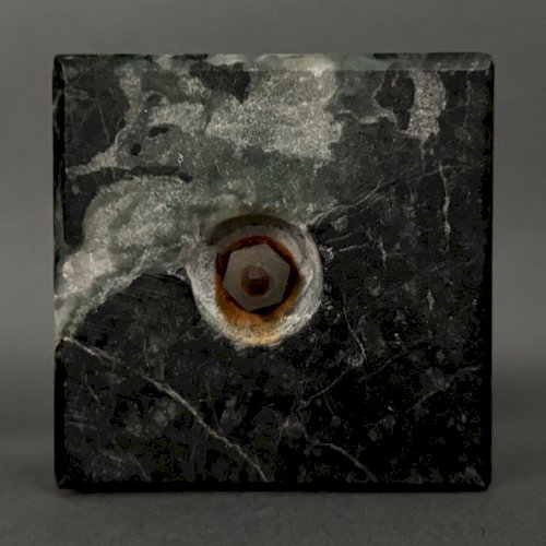 Sculpture danseuse Art Déco 1930 patine chocolatée socle marbre noir M3974