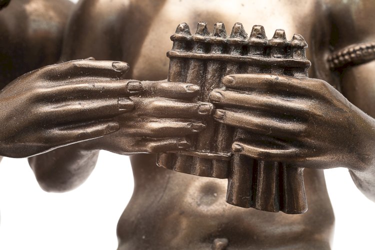 Sculpture de Pan et Daphnis