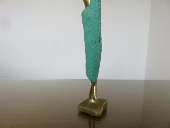 SCULPTURE EN LAITON DESIGN ANNEES 70 VINTAGE