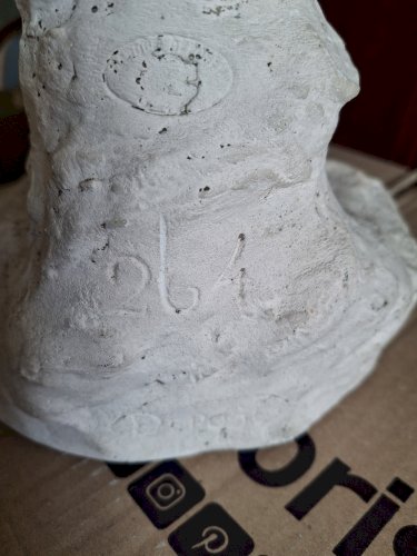 Sculpture Joueuse de mandoline d'après 'Mignon' de Joseph Le Guluche hauteur 57,5 cm