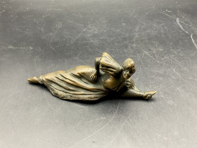 SCULPTURE ORIENTALISTE ÉROTIQUE EN BRONZE DE VIENNE