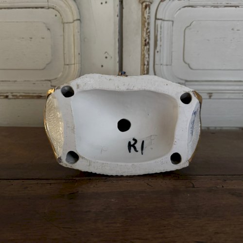 Sculpture par Edoardo Tasca Égyptienne en céramique M3652