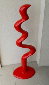 Red Döman sculpture