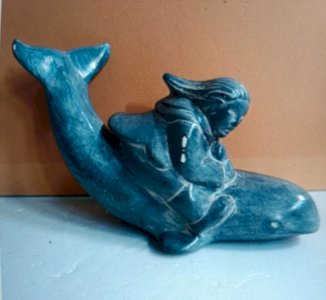 sculpture style inuit de fabrication canadienne en etat correct