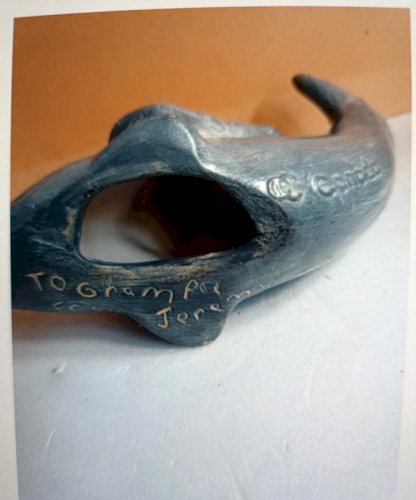 sculpture style inuit de fabrication canadienne en etat correct