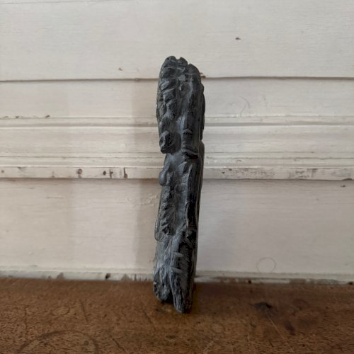 Sculpture sur ardoise de Saint Lézin évêque d'Angers M3634