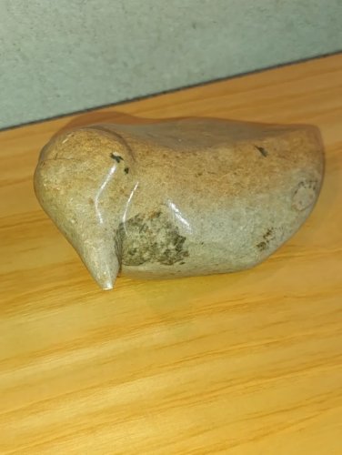 sculpture sur pierre  en forme doiseau signé C Le minor en bon etat