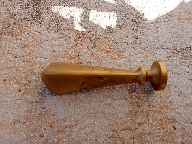 Seau à cacheter en bronze de Henri Boyer 