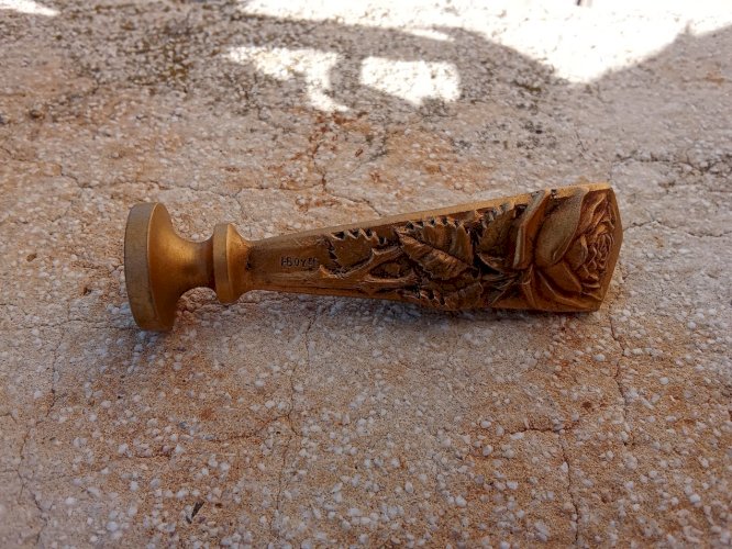 Seau à cacheter en bronze de Henri Boyer 