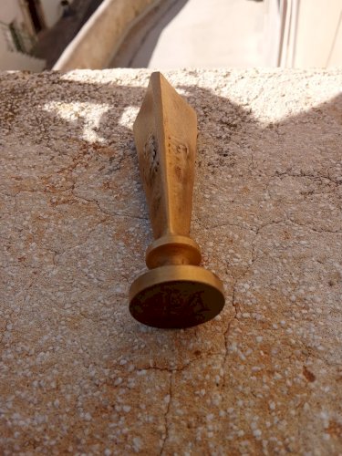 Seau à cacheter en bronze de Henri Boyer 