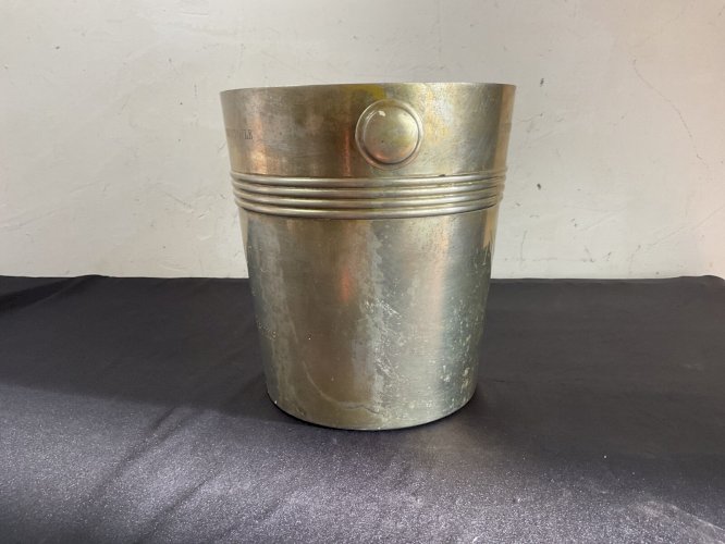 Seau à Champagne Christofle Morlant Reims art déco Design Luc Lanel