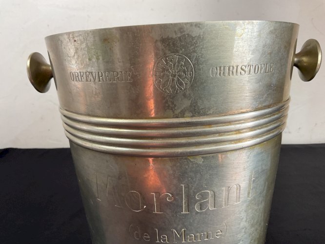 Seau à Champagne Christofle Morlant Reims art déco Design Luc Lanel