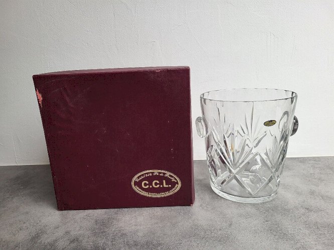 SEAU A CHAMPAGNE EN CRISTAL 24% CCL DE LORRAINE