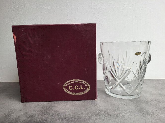 SEAU A CHAMPAGNE EN CRISTAL 24% CCL DE LORRAINE