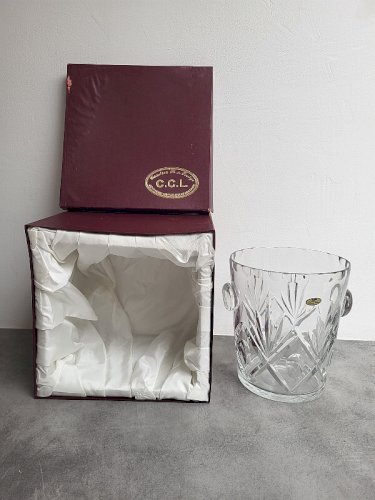 SEAU A CHAMPAGNE EN CRISTAL 24% CCL DE LORRAINE