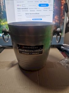 SEAU A CHAMPAGNE Rothschild EN ALU