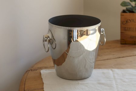 Seau à champagne vintage métal argenté Rémy Letang