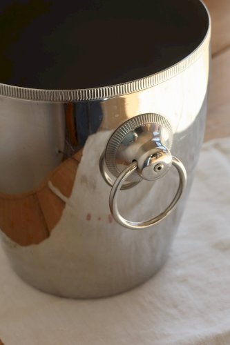 Seau à champagne vintage métal argenté Rémy Letang