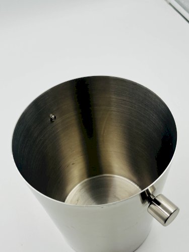 Seau à champagne Zack en acier inoxydable brossé