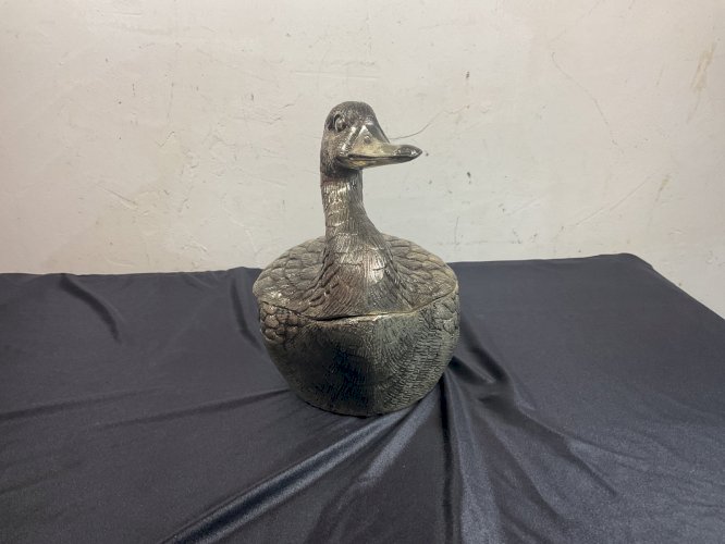 Seau à glace- DESIGN " CANARD " signé MAURO MANETTI FIRENZE 1960 -ICE BUCKET