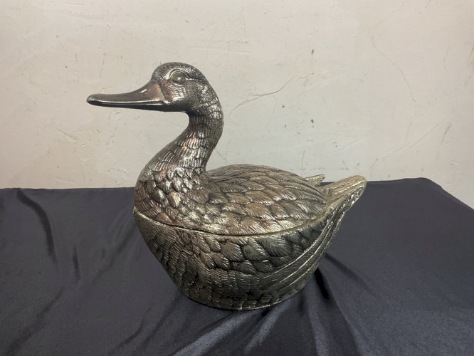 Seau à glace- DESIGN " CANARD " signé MAURO MANETTI FIRENZE 1960 -ICE BUCKET