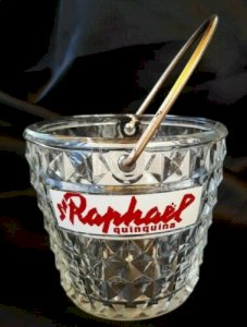  Seau à glace  RAPHAEL - Quinquina  - Bistrot - Apéro - Vintage - 70th - E -