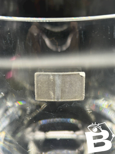 Seau à glace scandinave en cristal 1970