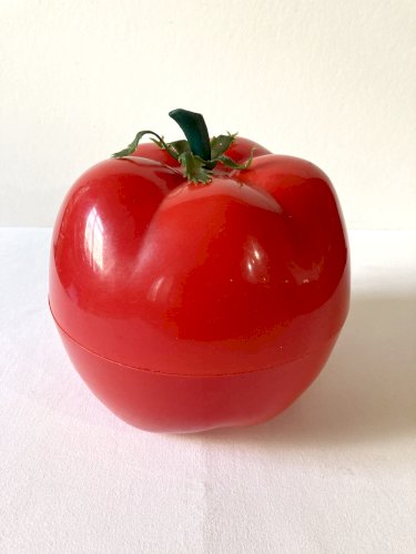 Seau à glace tomate rouge vintage