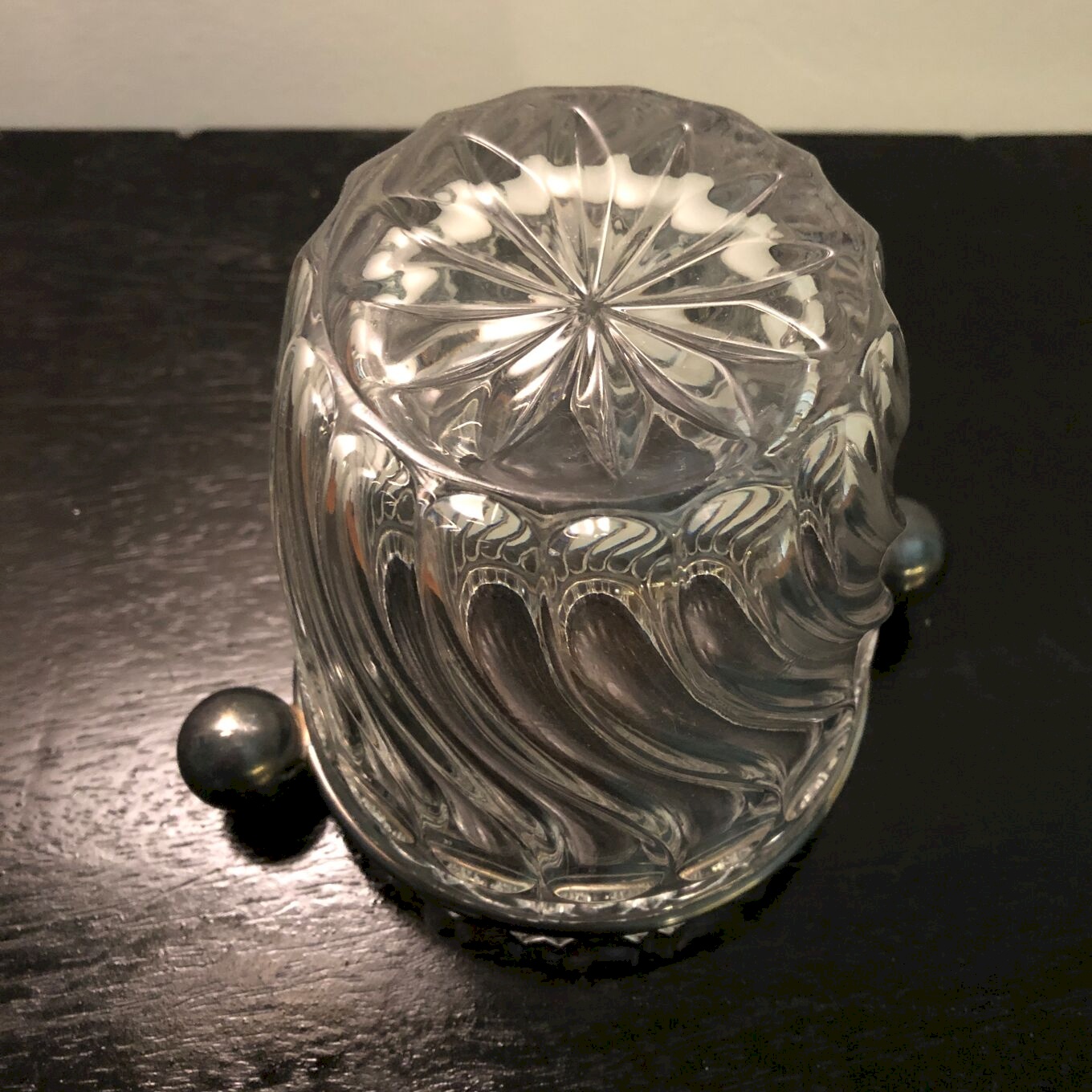 Petit Seau à Glaçons Verre Ouraline Vert - Vintage Déco