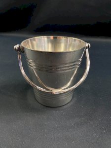 Silver-plated ice bucket