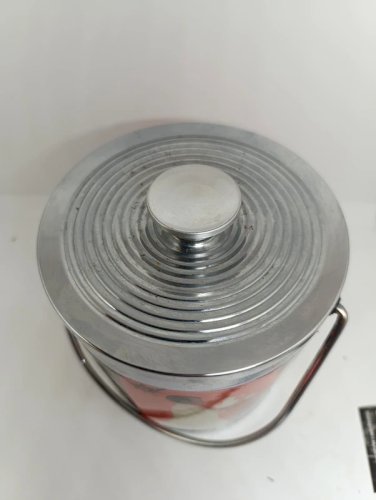 Seau à glaçons isotherme avec couvercle decor renoir  en bon etat