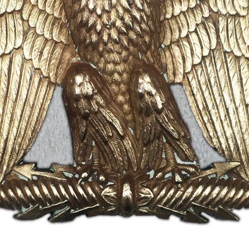 SECOND EMPIRE FRANCE : AIGLE DU SECOND EMPIRE EN BRONZE DORÉ NAPOLÈON XIX ORIGINAL