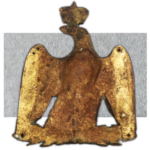 SECOND EMPIRE FRANCE : AIGLE DU SECOND EMPIRE EN BRONZE DORÉ NAPOLÈON XIX ORIGINAL