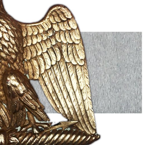 SECOND EMPIRE FRANCE : AIGLE DU SECOND EMPIRE EN BRONZE DORÉ NAPOLÈON XIX ORIGINAL